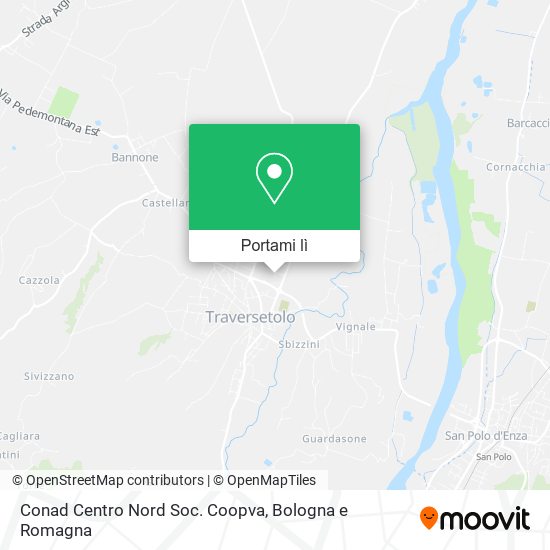 Mappa Conad Centro Nord Soc. Coopva