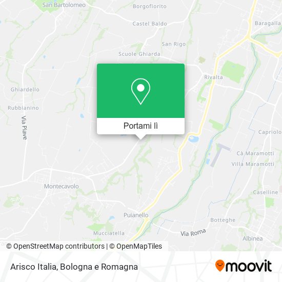 Mappa Arisco Italia
