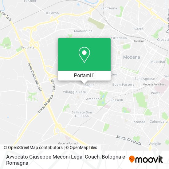 Mappa Avvocato Giuseppe Meconi Legal Coach