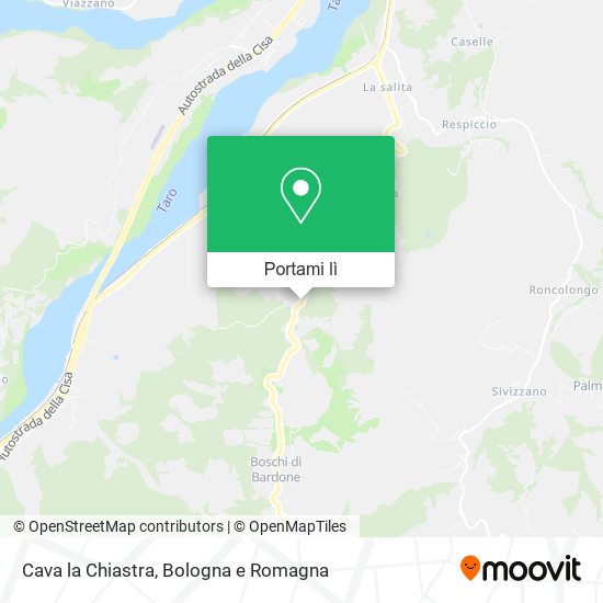 Mappa Cava la Chiastra