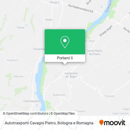 Mappa Autotrasporti Cavagni Pietro