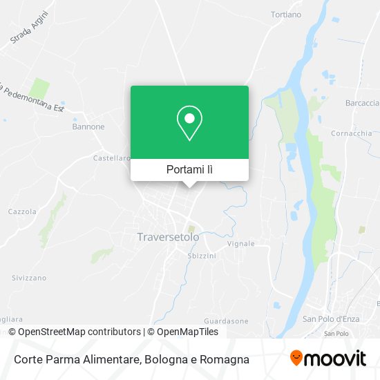 Mappa Corte Parma Alimentare