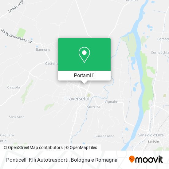 Mappa Ponticelli F.lli Autotrasporti