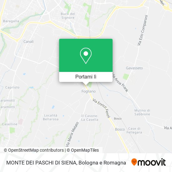 Mappa MONTE DEI PASCHI DI SIENA