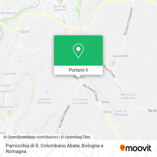 Mappa Parrocchia di S. Colombano Abate