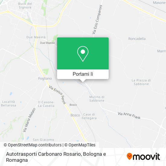 Mappa Autotrasporti Carbonaro Rosario