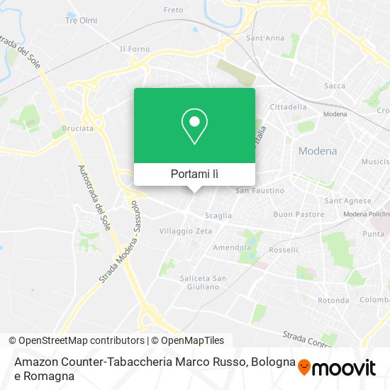 Mappa Amazon Counter-Tabaccheria Marco Russo