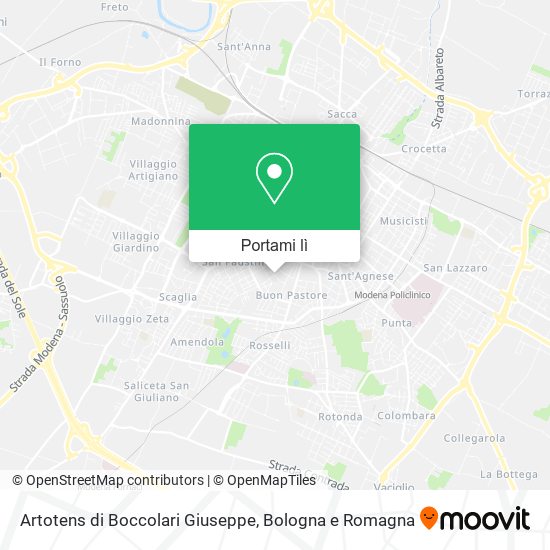 Mappa Artotens di Boccolari Giuseppe