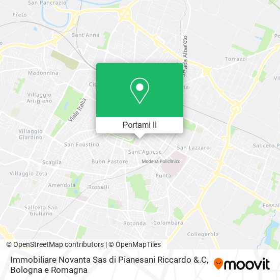 Mappa Immobiliare Novanta Sas di Pianesani Riccardo &.C