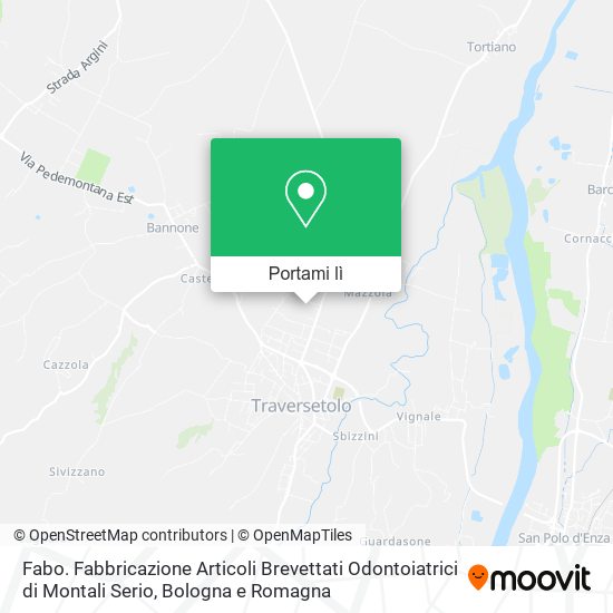Mappa Fabo. Fabbricazione Articoli Brevettati Odontoiatrici di Montali Serio