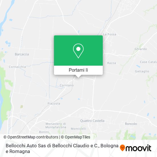Mappa Bellocchi Auto Sas di Bellocchi Claudio e C.