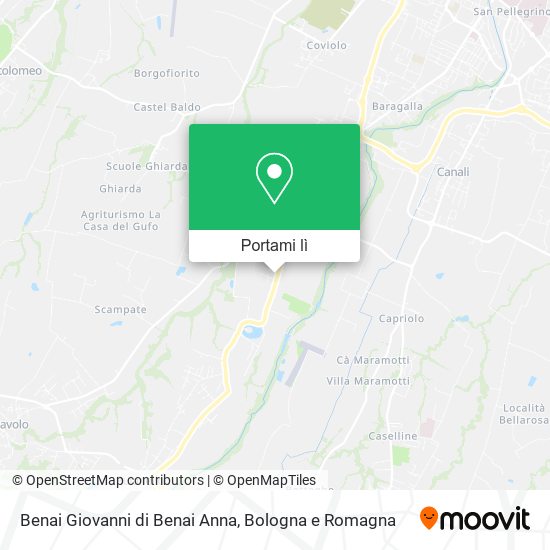 Mappa Benai Giovanni di Benai Anna