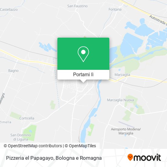 Mappa Pizzeria el Papagayo