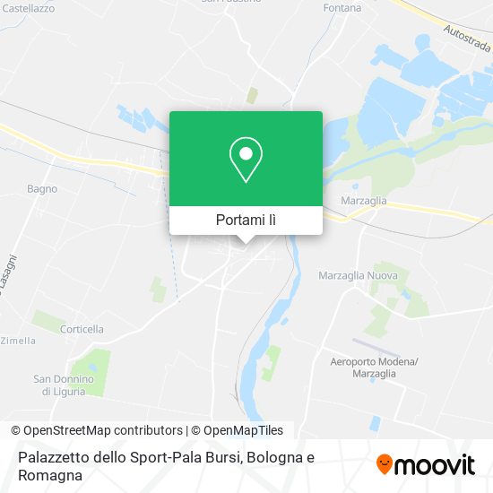 Mappa Palazzetto dello Sport-Pala Bursi