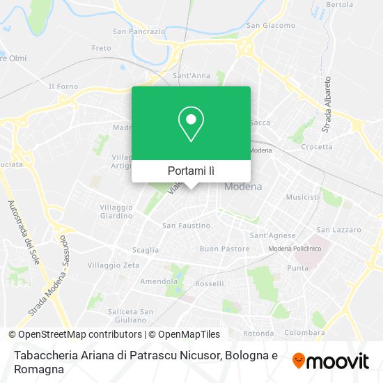 Mappa Tabaccheria Ariana di Patrascu Nicusor