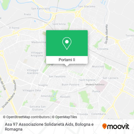 Mappa Asa 97 Associazione Solidarietà Aids