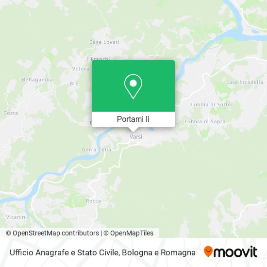 Mappa Ufficio Anagrafe e Stato Civile