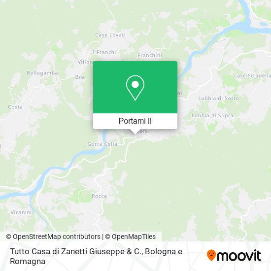 Mappa Tutto Casa di Zanetti Giuseppe & C.