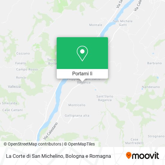 Mappa La Corte di San Michelino