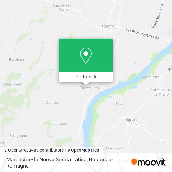 Mappa Mamaçita - la Nuova Serata Latina