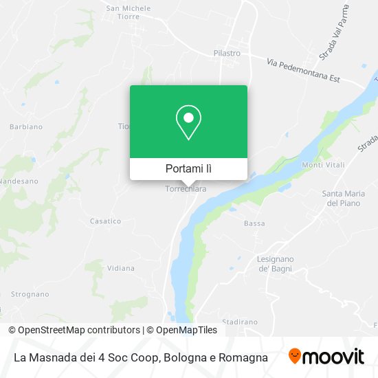 Mappa La Masnada dei 4 Soc Coop