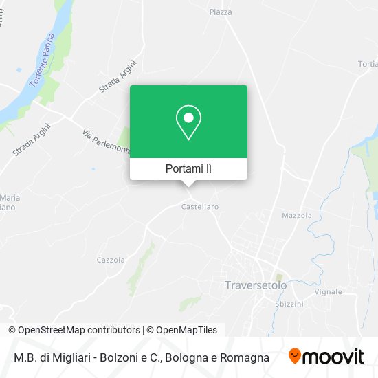 Mappa M.B. di Migliari - Bolzoni e C.