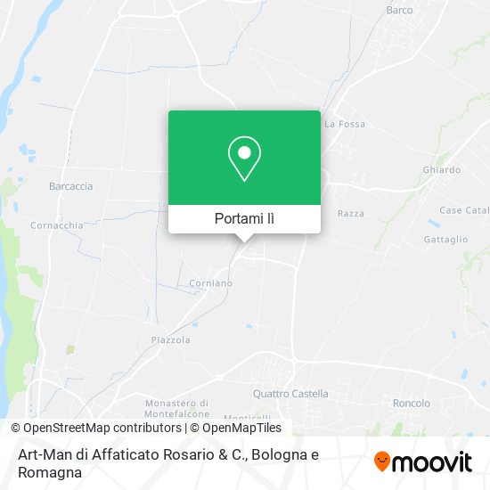 Mappa Art-Man di Affaticato Rosario & C.
