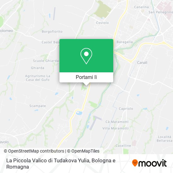 Mappa La Piccola Valico di Tudakova Yulia