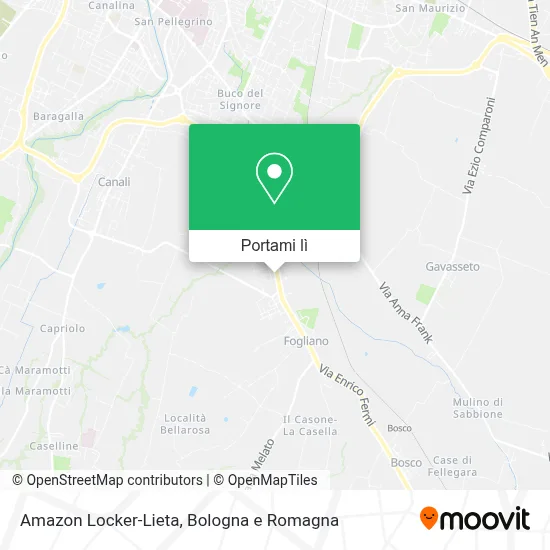 Mappa Amazon Locker-Lieta