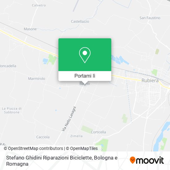 Mappa Stefano Ghidini Riparazioni Biciclette