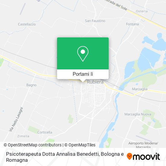 Mappa Psicoterapeuta Dotta Annalisa Benedetti