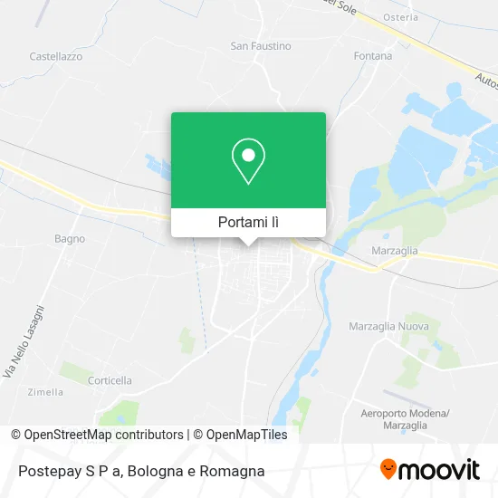 Mappa Postepay S P a