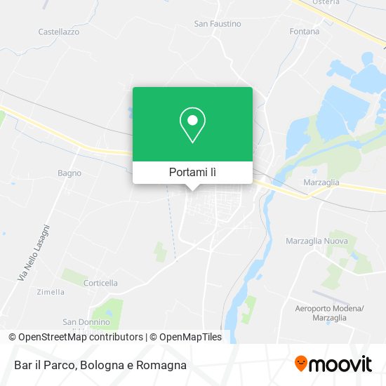Mappa Bar il Parco