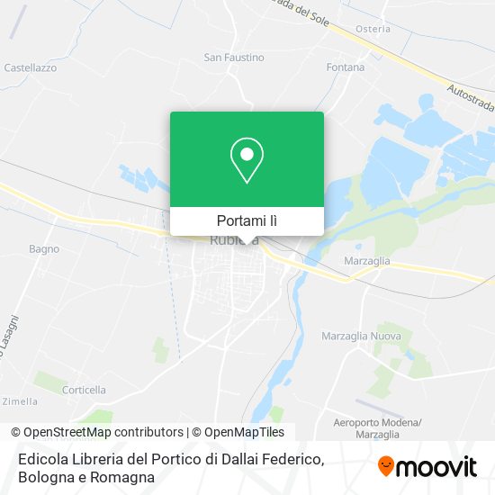 Mappa Edicola Libreria del Portico di Dallai Federico