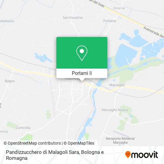 Mappa Pandizzucchero di Malagoli Sara