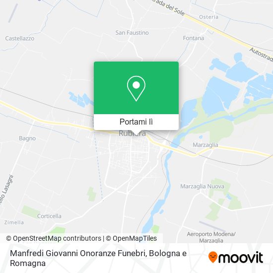 Mappa Manfredi Giovanni Onoranze Funebri