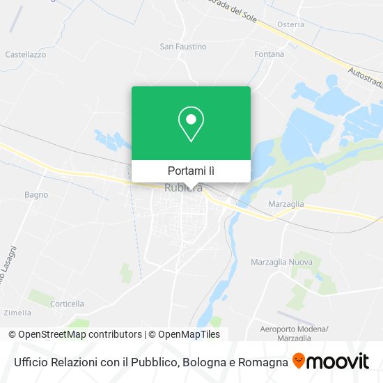 Mappa Ufficio Relazioni con il Pubblico