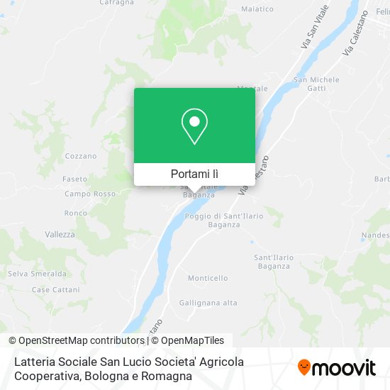 Mappa Latteria Sociale San Lucio Societa' Agricola Cooperativa