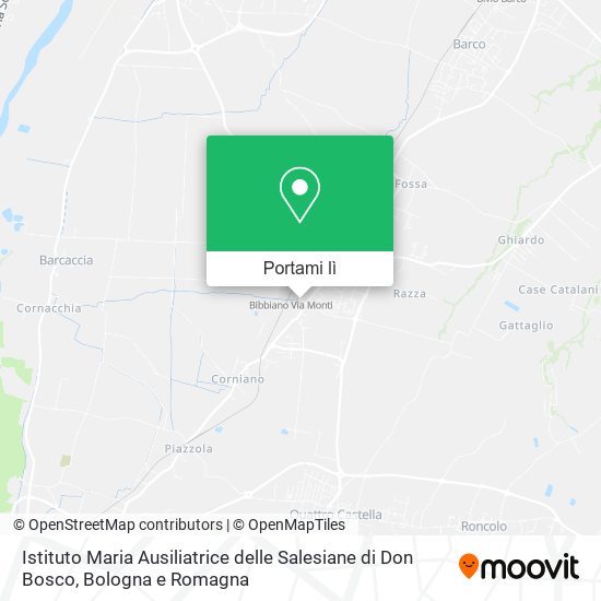 Mappa Istituto Maria Ausiliatrice delle Salesiane di Don Bosco