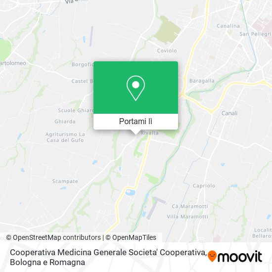 Mappa Cooperativa Medicina Generale Societa' Cooperativa