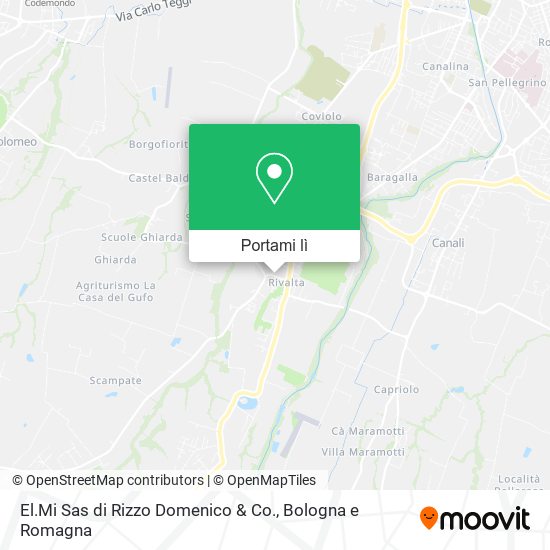Mappa El.Mi Sas di Rizzo Domenico & Co.