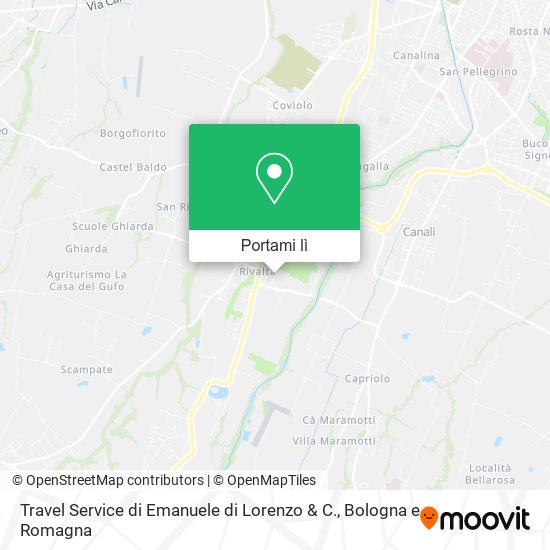Mappa Travel Service di Emanuele di Lorenzo & C.
