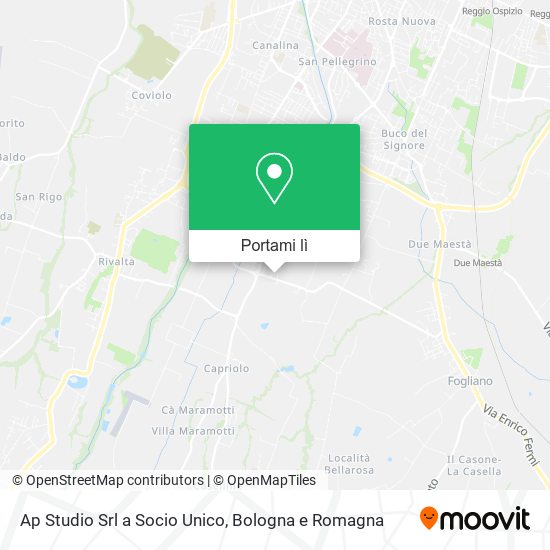 Mappa Ap Studio Srl a Socio Unico