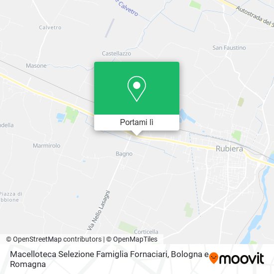 Mappa Macelloteca Selezione Famiglia Fornaciari