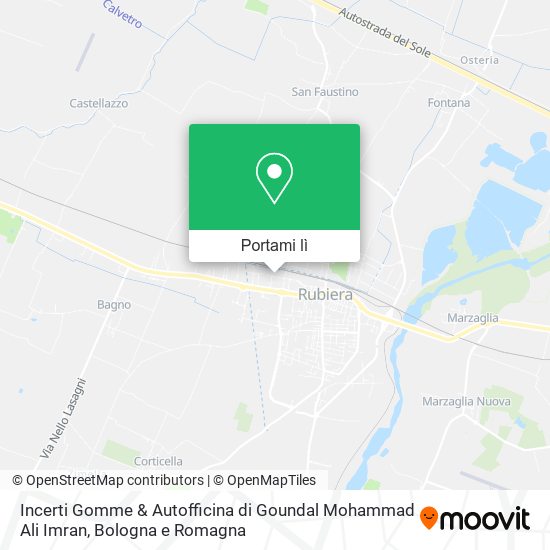 Mappa Incerti Gomme & Autofficina di Goundal Mohammad Ali Imran