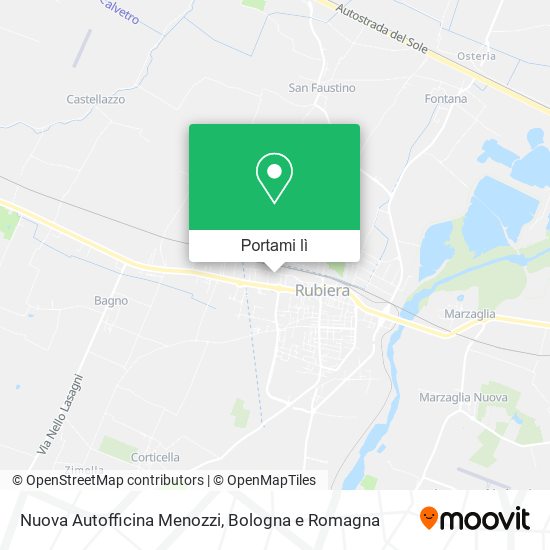 Mappa Nuova Autofficina Menozzi