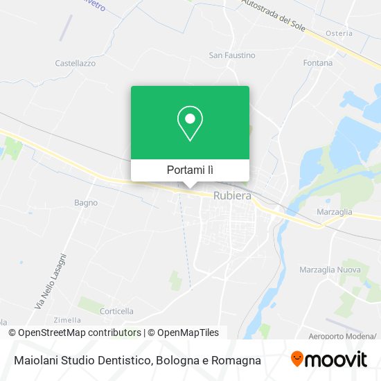 Mappa Maiolani Studio Dentistico