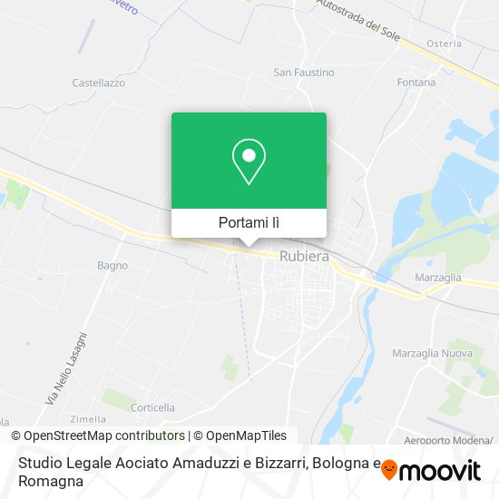 Mappa Studio Legale Aociato Amaduzzi e Bizzarri