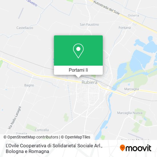 Mappa L'Ovile Cooperativa di Solidarieta' Sociale Arl.