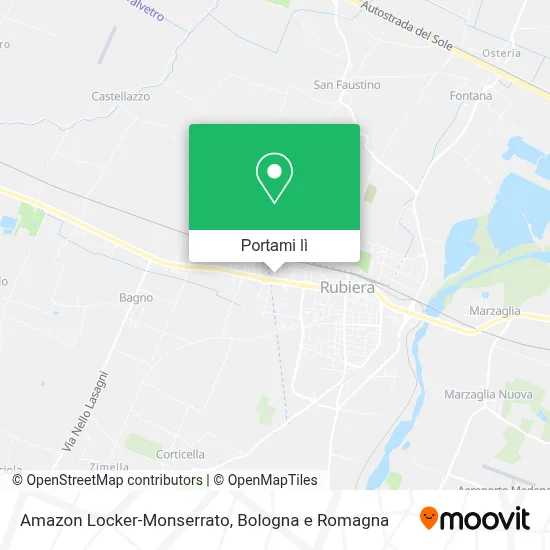 Mappa Amazon Locker-Monserrato